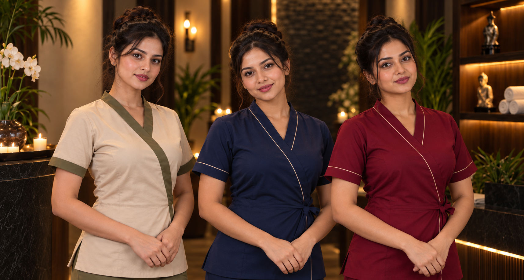 Female spa therapist at Royal Spa & Salon KR Puram Bangalore